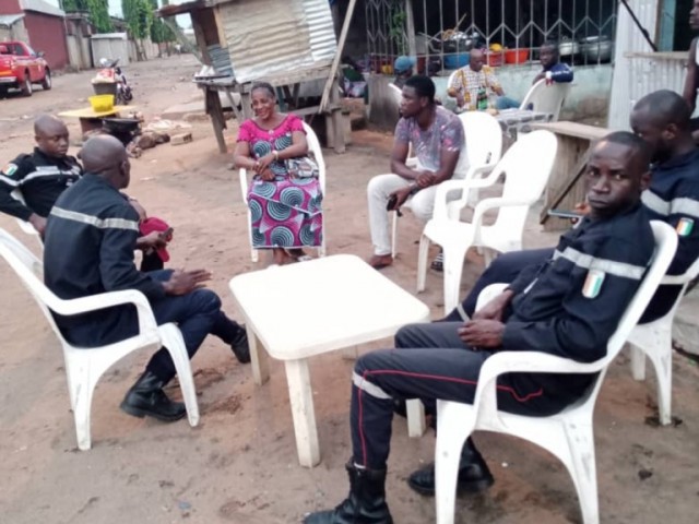 BOUNA : LES SITES A RISQUE VISITES PAR LES POMPIERS CIVILS