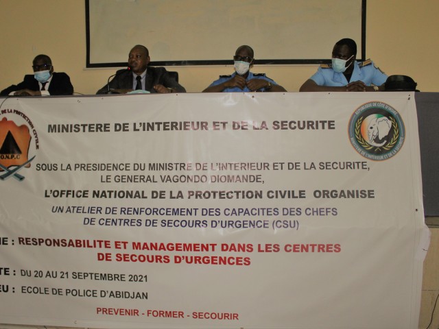 CLÔTURE DE L’ATELIER DE RECYCLAGE DES CHEFS DE CENTRE DE SECOURS D’URGENCE