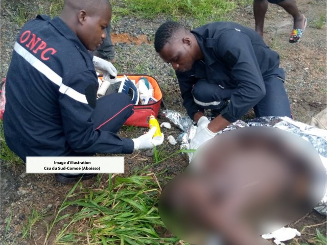 ABOISSO/ DABOU: LES POMPIERS CIVILS PRENNENT EN CHARGE 10 BLESSES DANS DES ACCIDENTS DE CIRCULATION