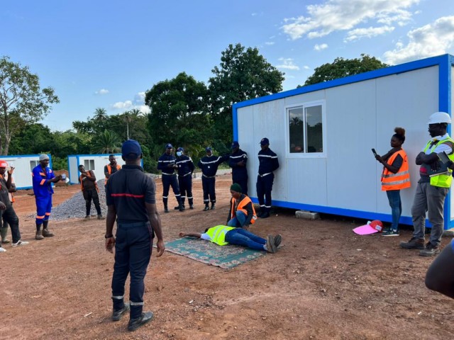 TOUBA : LES TRAVAILLEURS D’OMNI TRAVAUX SAVENT DESORMAIS LES GESTES DE PREMIERS SECOURS