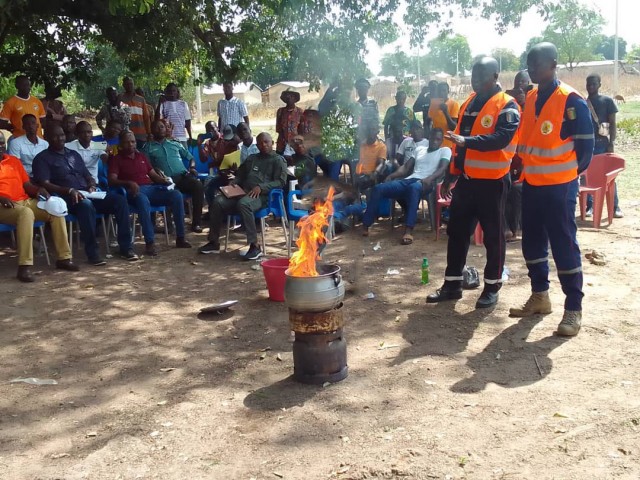 DOROPO/ABENGOUROU : ACCIDENTS  DOMESTIQUES, FEUX DE BROUSSE ET SECURITE INCENDIE AUC OEUR DES SENSIBILISATIONS