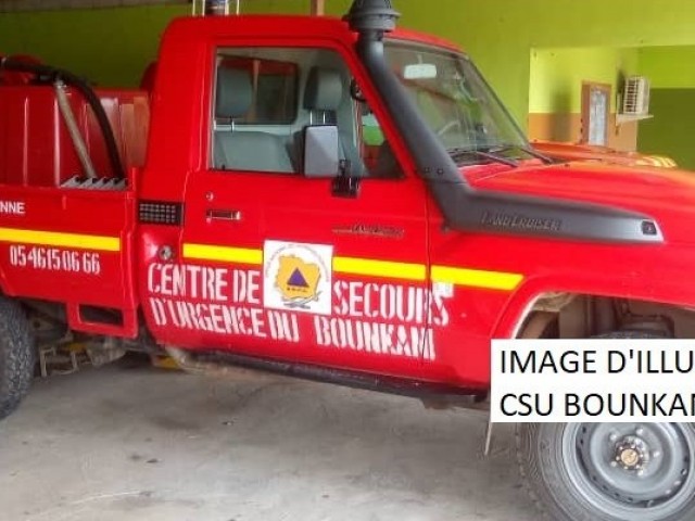 BOUNA : LES POMPIERS CIVILS FONT FACE A UN INCENDIE D’HABITATION