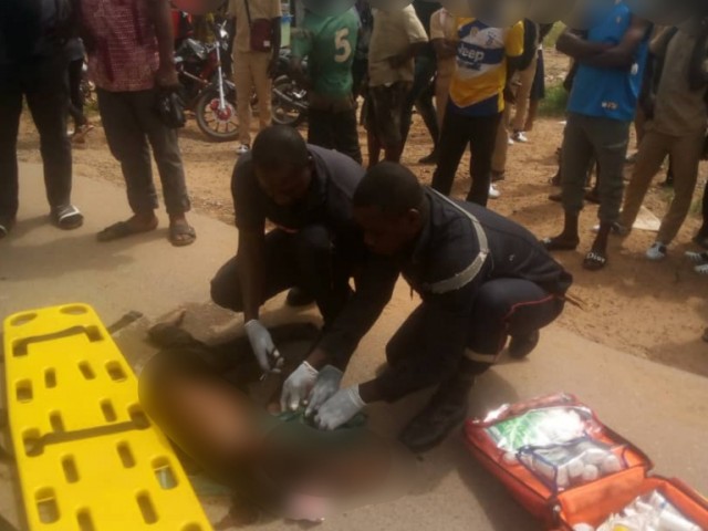 SOUBRÉ : UN ENFANT MANQUE DE SE FAIRE ÉCRASER PAR UN CAMION POIDS LOURD