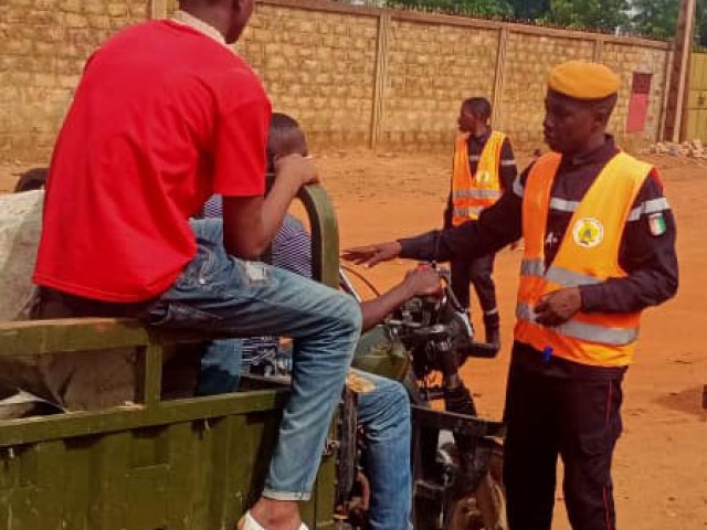 SINEMATIALI/AGBOVILLE : LES POMPIERS CIVILS AU CŒUR DES ACTIVITES DE SENSIBILISATION SUR LA SECURITE ROUTIERE