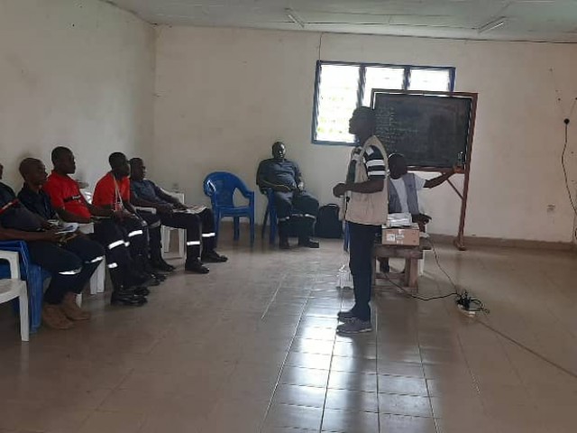 LES POMPIERS CIVILS DU TONKPI FORMES SUR LA VIOLENCE BASEE SUR LE GENRE