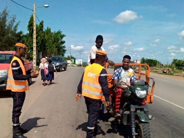 BOUAFLE/AGBOVILLE : LA SECURITE ROUTIERE AU CŒUR DES ACTIVITES DES POMPIERS CIVILS DE LA MARAHOUE ET DE L’AGNEBY-TIASSA