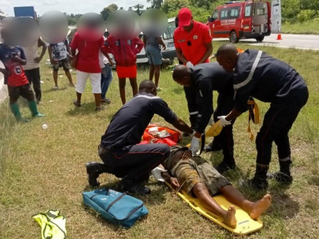 TOUMODI : UNE SORTIE DE ROUTE FAIT QUATRE BLESSES GRAVES