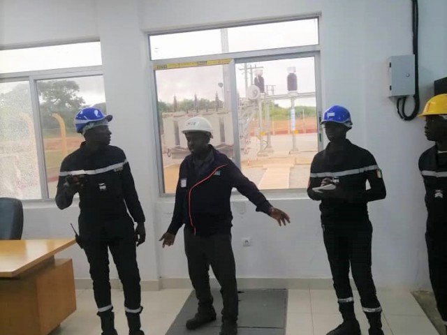 SECURITE INCENDIE : LE SITE ELECTRIQUE DU POSTE 90 DE LA COMPAGNIE IVOIRIENNE D’ELECTRICITE (CIE) DE SEGUELA VISITE PAR LES POMPIERS CIVILS
