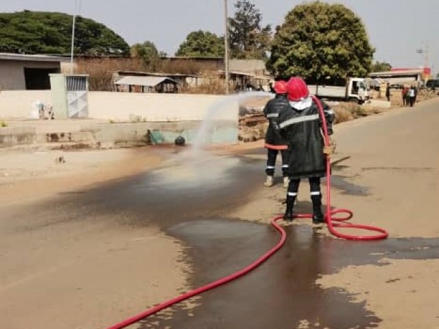 UNE BOUTEILLE DE GAZ S’ENFLAMME CHEZ UN FABRIQUANT DE SAVON AMATEUR A TOUBA