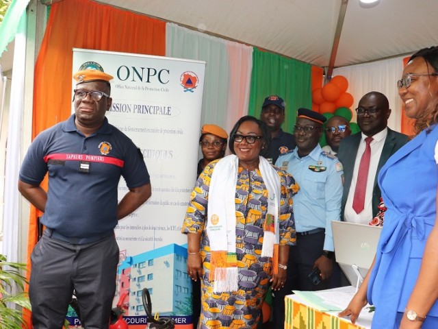 L’OFFICE NATIONAL DE LA PROTECTION CIVILE (ONPC) PREND PART AUX JOURNEES DE LA FONCTION PUBLIQUE A ABIDJAN