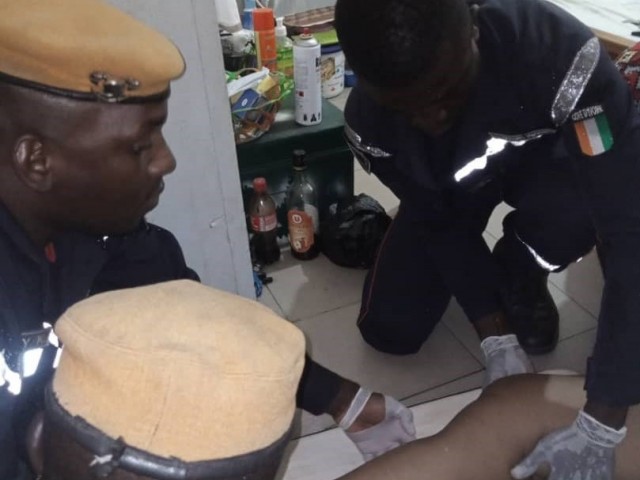DIVO: LES POMPIERS CIVILS PORTENT ASSISTANCE A DES PERSONNES