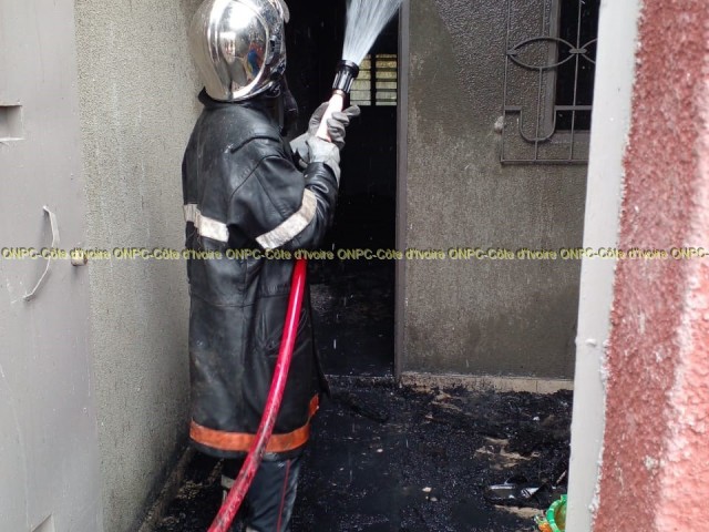 ADZOPE : PLUSIEURS DEGATS MATERIELS CAUSES PAR LE FEU DANS 6 APPARTEMENTS