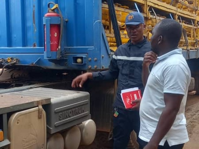 GAGNOA : 06 CONDUCTEURS DE CAMIONS DE GAZ BUTANE INSTRUITS SUR LES RISQUES LIES AU TRANSPORT DE MATIÈRES DANGEREUSES