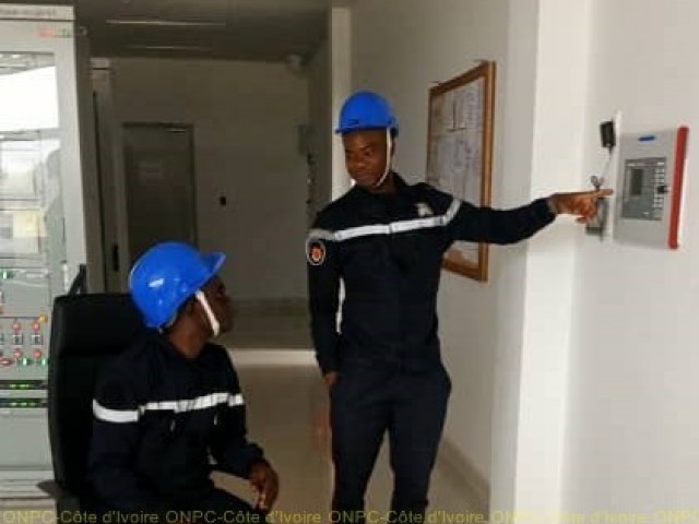 MANKONO/SECURITE INCENDIE : LES POMPIERS CIVILS VISITENT LE POSTE 90 KW DE LA COMPAGNIE IVOIRIENNE D’ELECTRICITE