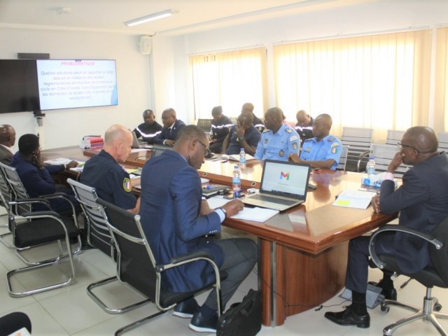 LA REFORME DU CADRE JURIDIQUE DE LA PROTECTION CIVILE EN COTE D’IVOIRE PRESENTEE AU DG DE L’ONPC