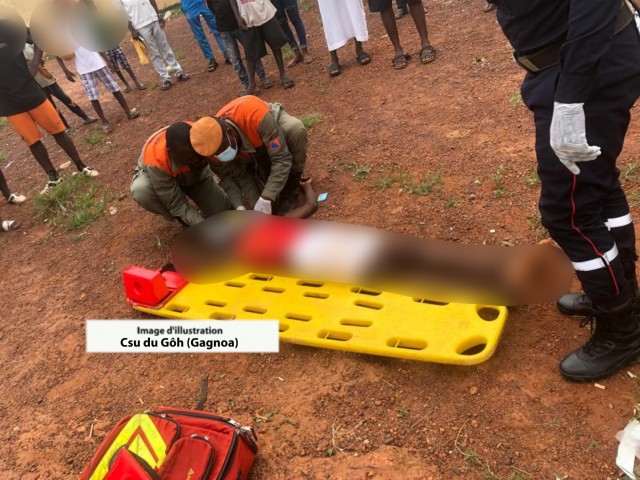 LES POMPIERS CIVILS ASSISTENT UNE PARTURIENTE A DUEKOUE ET UN JEUNE HOMME A GAGNOA