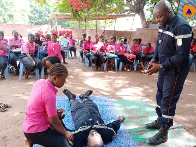 BOUNDIALI/MAN : PLUS D’UNE CENTAINE DE FILLES INSTRUITES SUR LES GESTES DE PREMIERS SECOURS