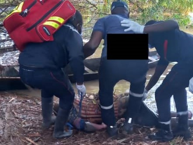UN CORPS SANS VIE SORTI DU FLEUVE BIA A ABOISSO