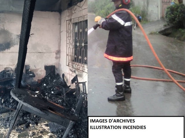 PLUSIEURS INCENDIES CAUSENT DE NOMBREUX DEGATS DANS TROIS LOCALITES DU PAYS