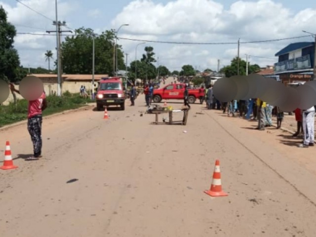 A ODIENNÉ UNE FILLETTE MEURT ÉCRASÉE PAR UN POIDS LOURD ET 3 BLESSÉS DANS UN ACCIDENT À DIVO
