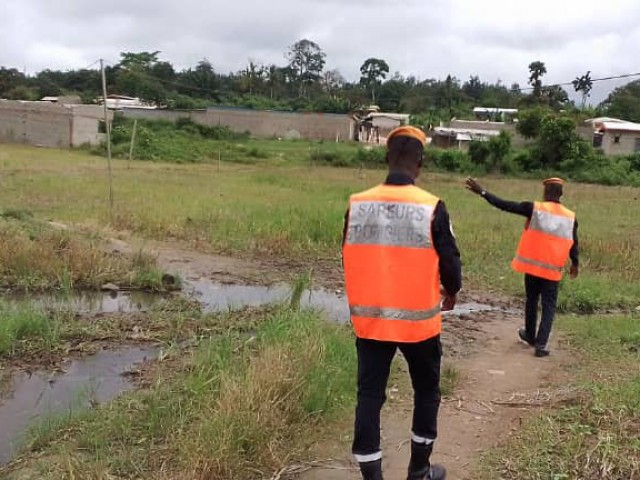 SOUBRE : LES POMPIERS CIVILS DE LA NAWA INTENSIFIENT LES SENSIBILISATIONS SUR LES INONDATIONS ET LA SECURITE ROUTIERE