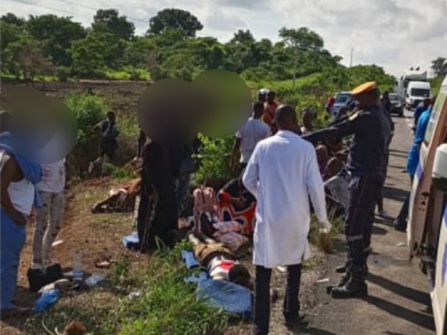 ACCIDENT DE LA CIRCULATION A KATIOLA : 02 PERSONNES TUEES ET 02 BLESSEES GRAVES