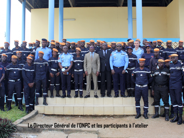 L’ONPC OUVRE UN ATELIER DE RENFORCEMENT DES CAPACITES DE PRES D’UNE CENTAINE DE POMPIERS CIVILS A ABIDJAN