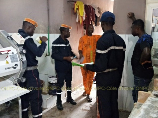 LA SECURITE INCENDIE : SUJET DE SENSIBILISATION A DUEKOUE ET A DAOUKRO