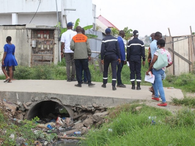 LUTTE CONTRE LES INONDATIONS : LES ACTEURS SUR LES SITES A RISQUE DE KOUMASSI