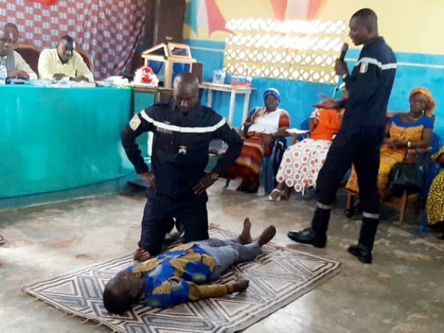 SENSIBILISATION A MAN: 45 RESPONSABLES ET FIDELES DE L’EGLISE PENTECOTE INTERNATIONALE SENSIBILISES SUR LES GESTES DE PREMIERS SECOURS