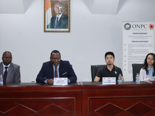 ITEL CÔTE D’IVOIRE FAIT DON DE PLUSIEURS MATERIELS DE COMMUNICATION A L’ONPC
